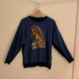 Vintage Horse Crew Neck Sweater